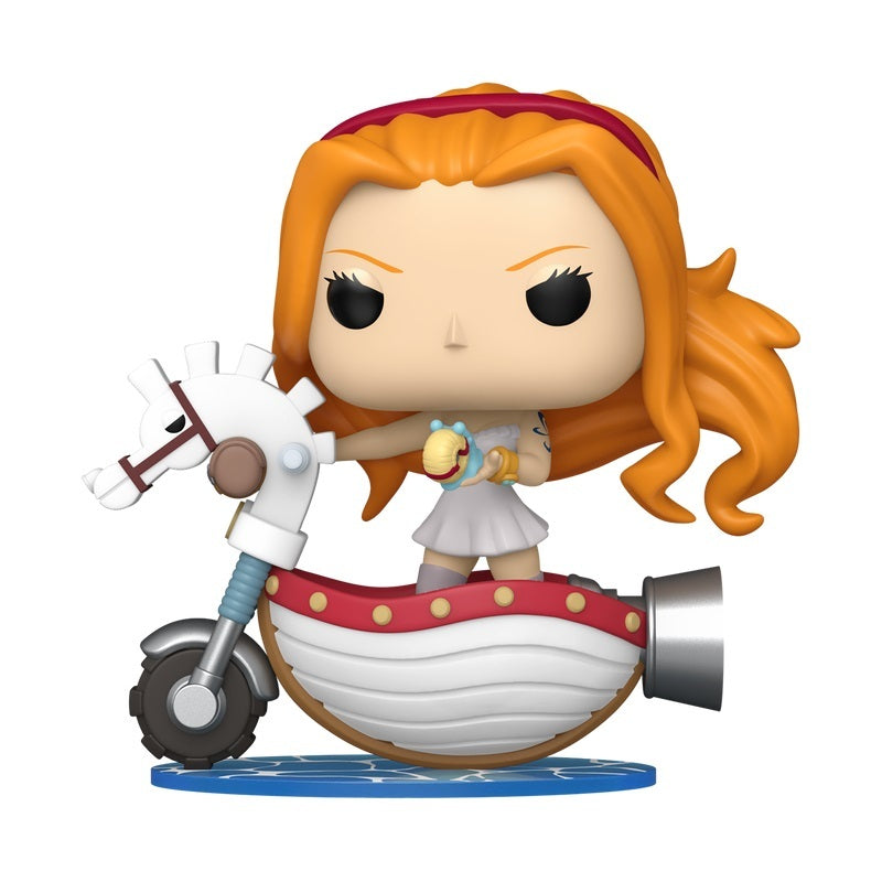 Funko POP One Piece 128 Nami With White Hobby Horse Pop Rides 2025 Wondrous Convention Exclusive
