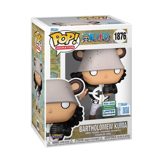 Funko POP One Piece 1876 Bartholomew Kuma 2025 Wondrous Convention Exclusive