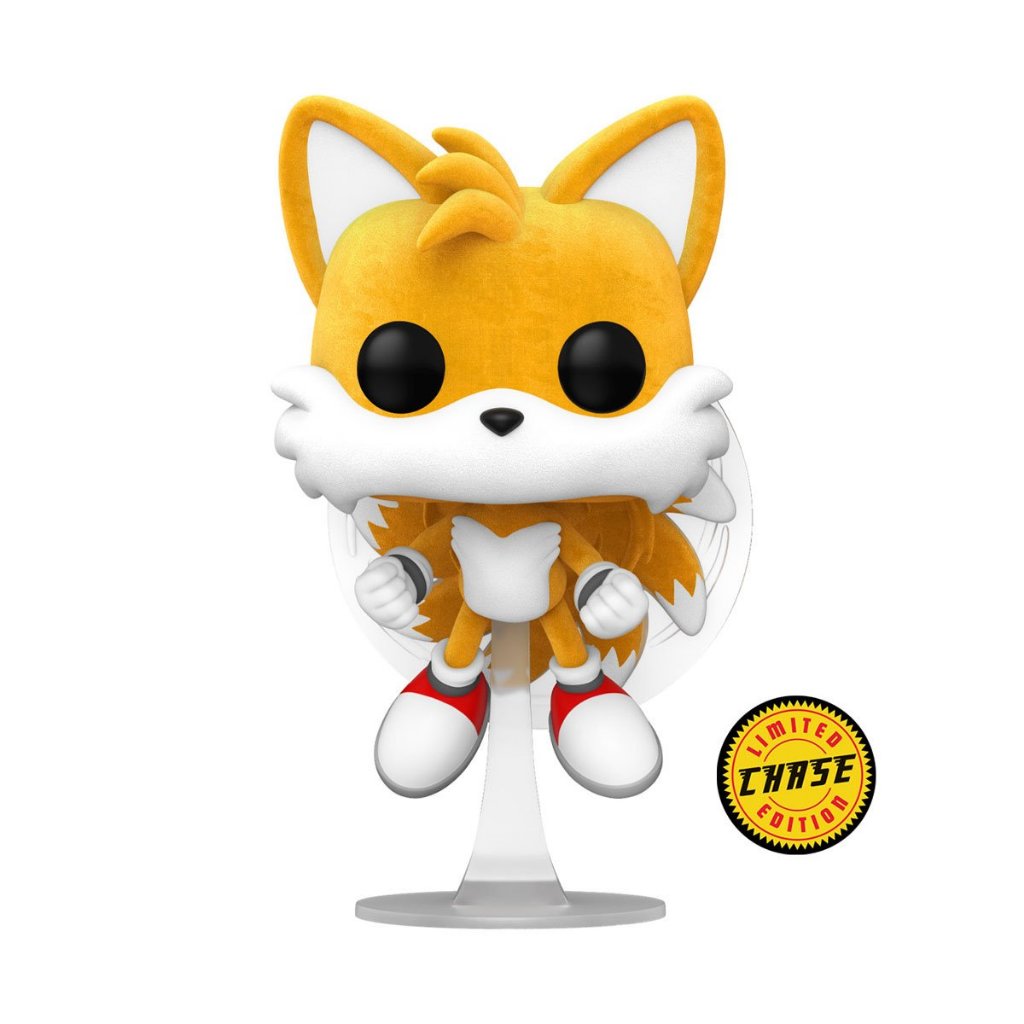 Funko POP Sonic the Hedgehog 978 Tails (Flocked) Chase Specialty Series