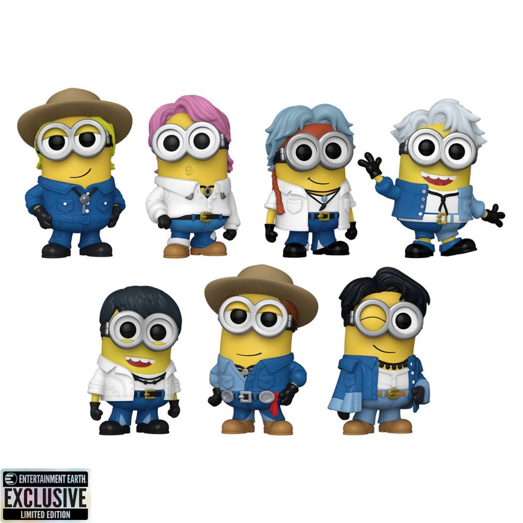 Funko POP Despicable Me 4 Minion x BTS 7-Pack Entertainment Earth Exclusive