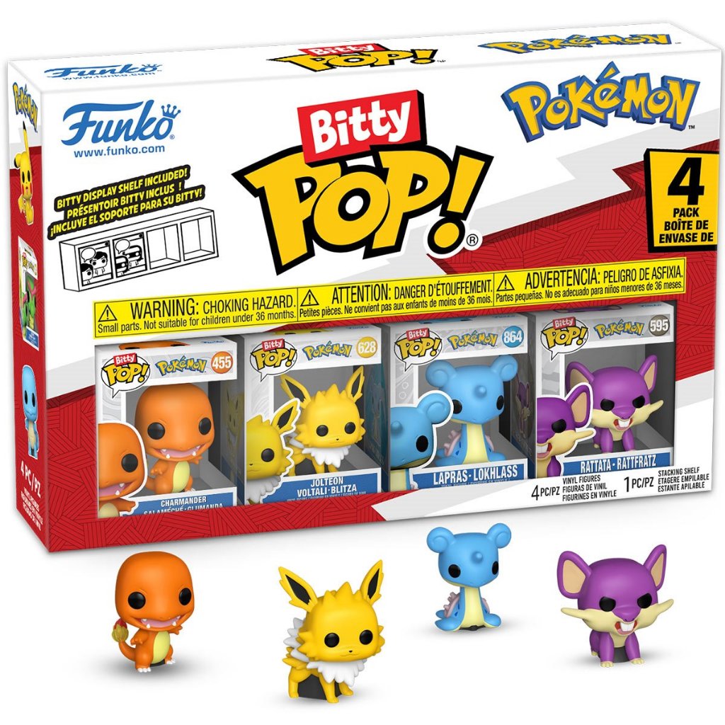Funko Pokemon Charmander Bitty Pop! 4-Pack