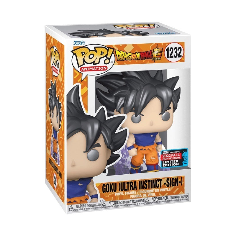 Funko POP Dragon Ball 1232 Goku (Ultra Instinct - Sign -) 2022 Fall Convention