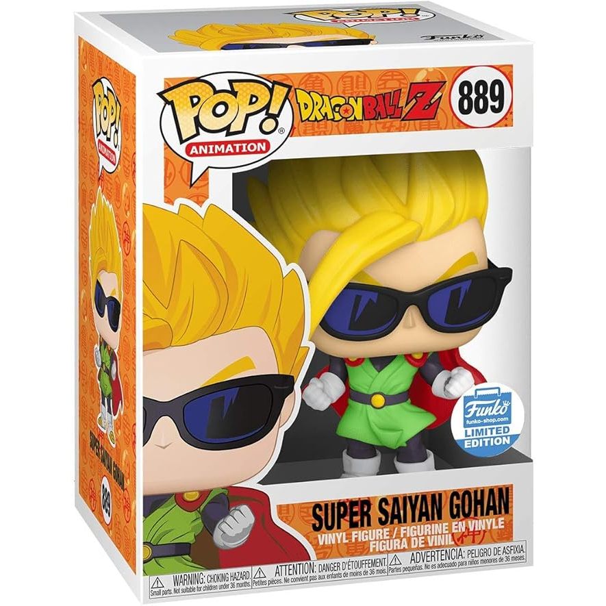 Funko POP Dragon Ball Z 889 Super Saiyan Gohan Funko Shop Exclusive