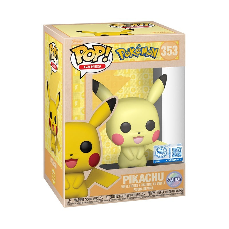 Funko POP Pokemon 353 Pikachu (Soft Color) Exclusive