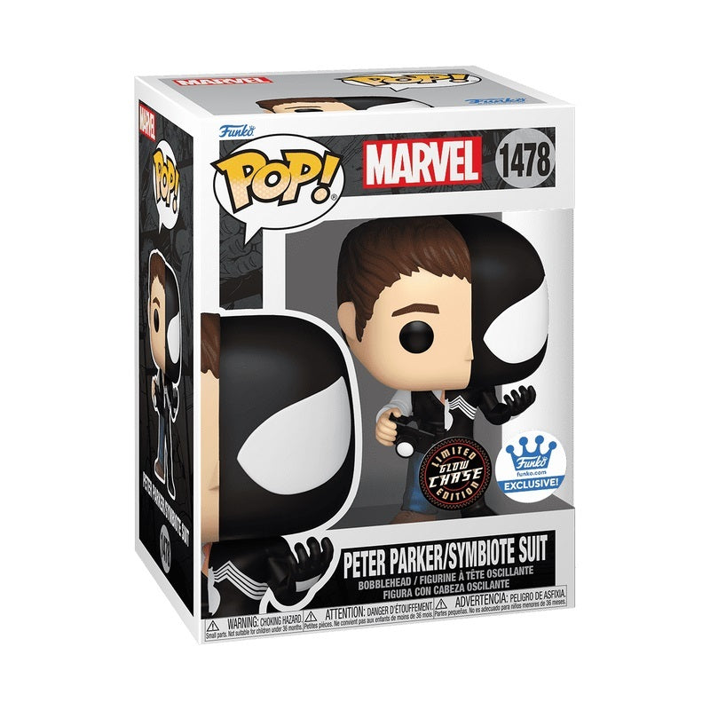 Funko POP Marvel 1478 Peter Parker/Symboite Suit Chase Funko Shop Exclusive