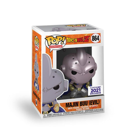 Funko POP! Dragon Ball Z 864 Majin Buu (Evil) Metallic Funimation Exclusive