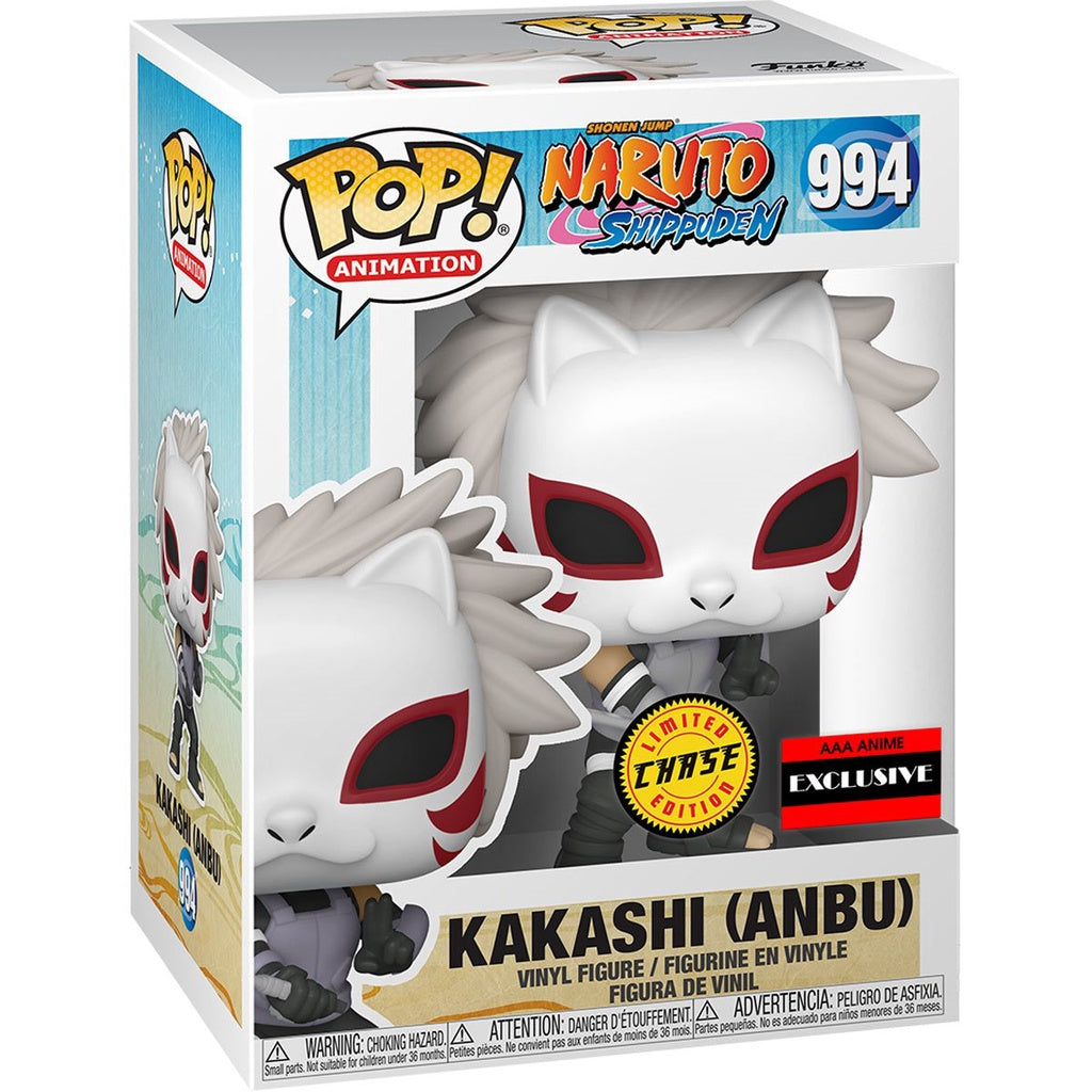 Funko POP Naruto Shippuden 994 Kakashi (ANBU) AAA Anime Exclusive Chase