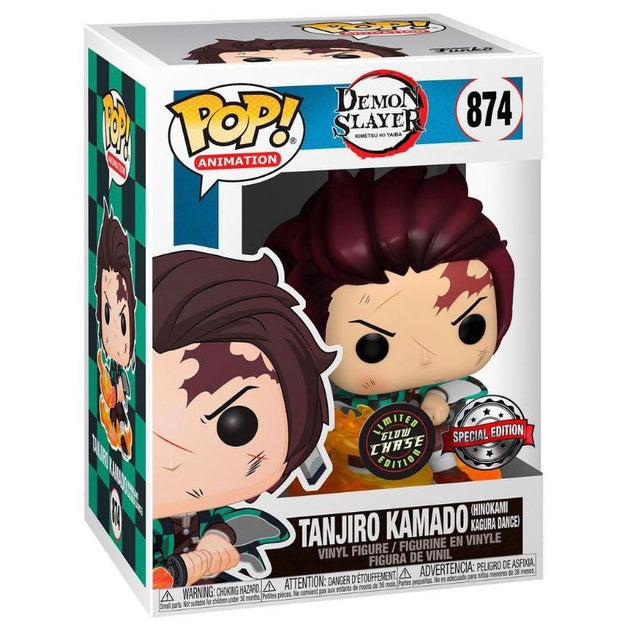 Funko POP Demon Slayer 874 Tanjiro Kamado (Hinokami Kagura Dance) Chase