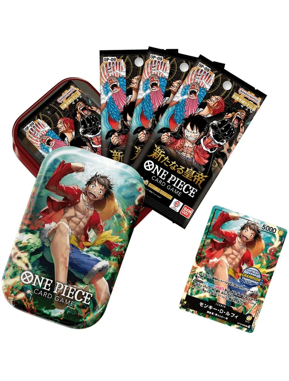 Bandai One Piece TCG Mini-Tin Pack Set Vol.1 (TS-01) Set of 6 (Jap)