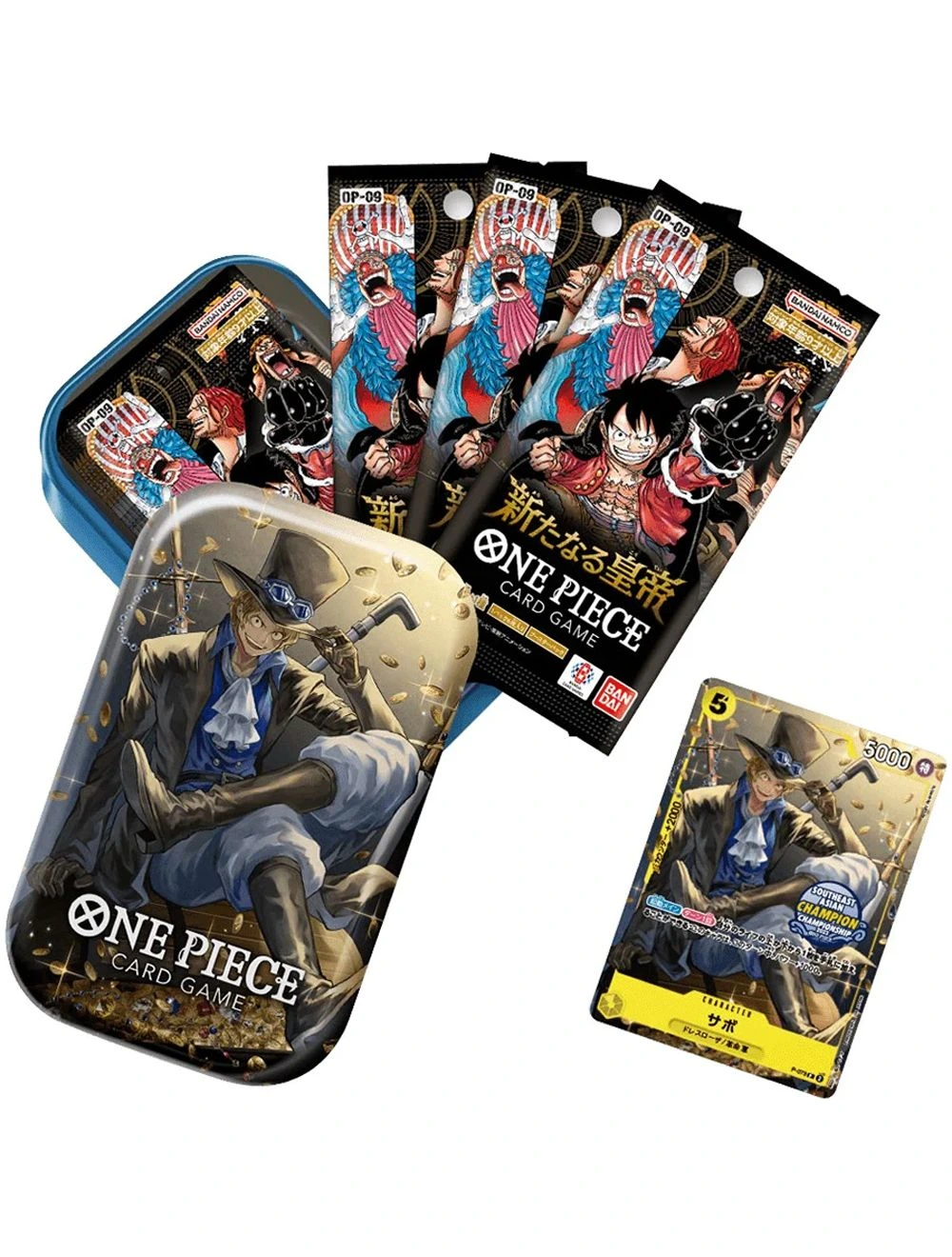 Bandai One Piece TCG Mini-Tin Pack Set Vol.1 (TS-01) Set of 6 (Jap)