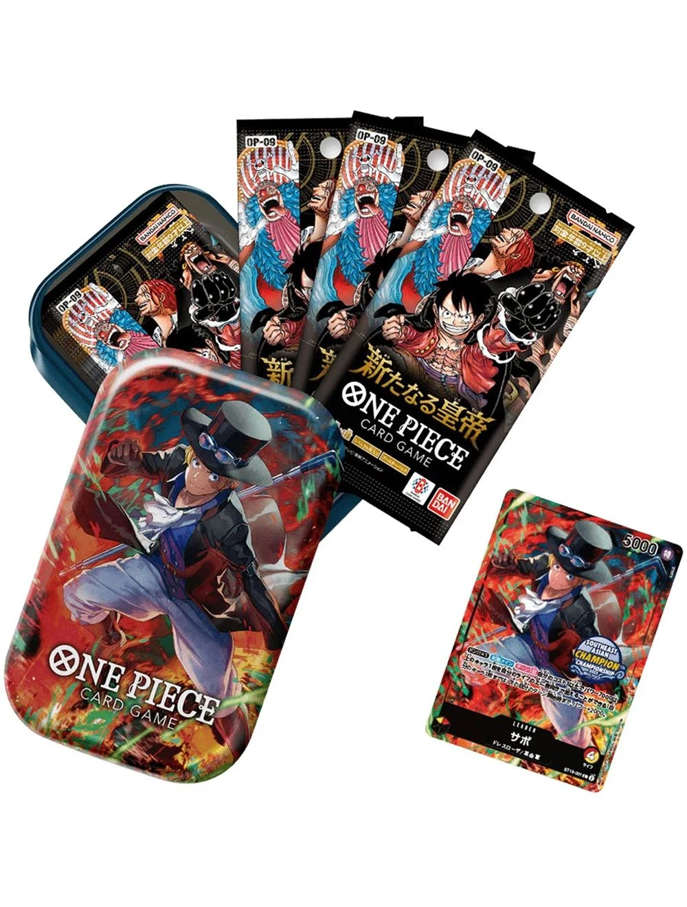 Bandai One Piece TCG Mini-Tin Pack Set Vol.1 (TS-01) - Sabo (P-073) (Jap)