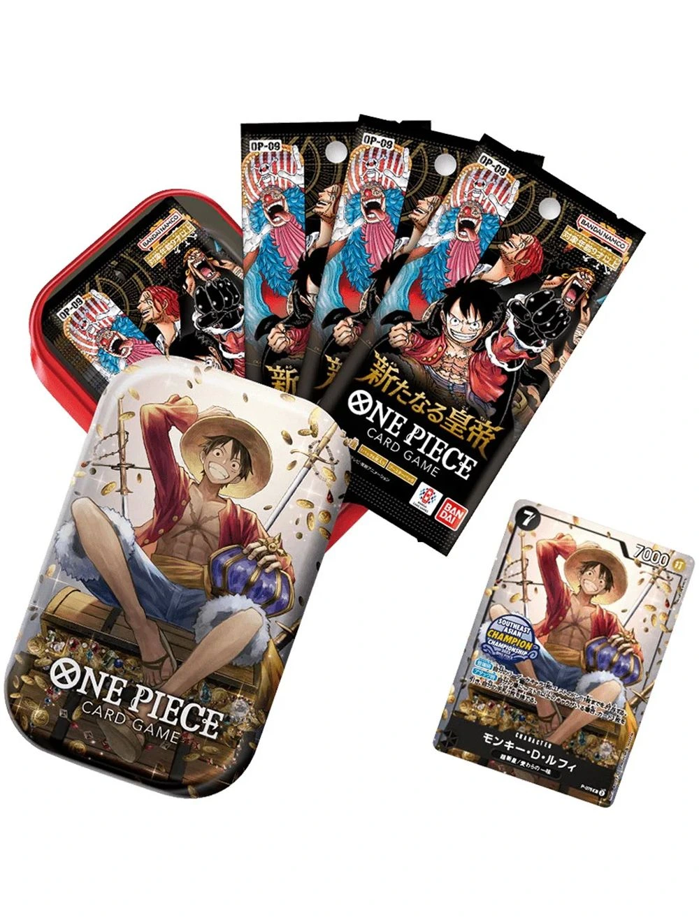 Bandai One Piece TCG Mini-Tin Pack Set Vol.1 (TS-01) - Monkey.D.Luffy (ST13-003) (Jap)