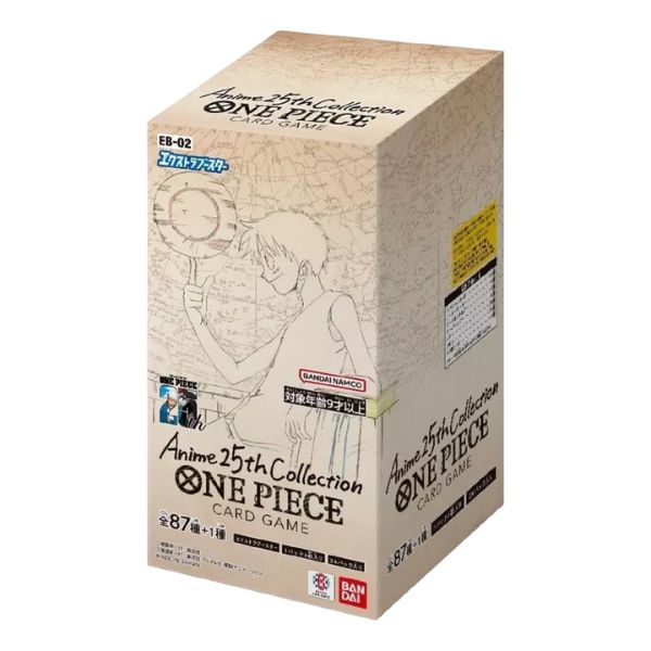 Bandai One Piece TCG Anime 25th Collection EB-02 Extra Booster Box (Jap)