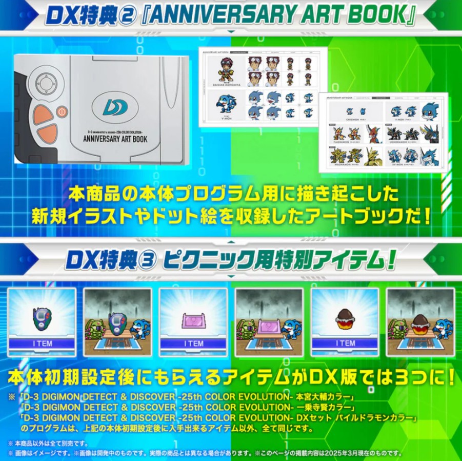 Bandai Digimon D-3 Digimon Detect & Discover 25th Color Evolution - DX Set Paildramon Color