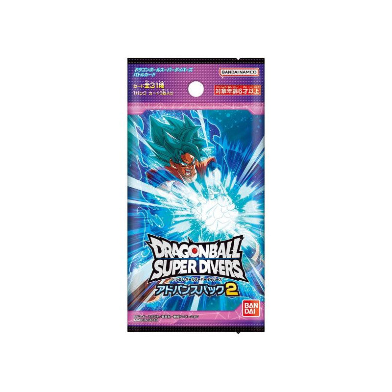 Bandai Dragon Ball TCG Super Divers Advance Pack 2 Booster Pack
