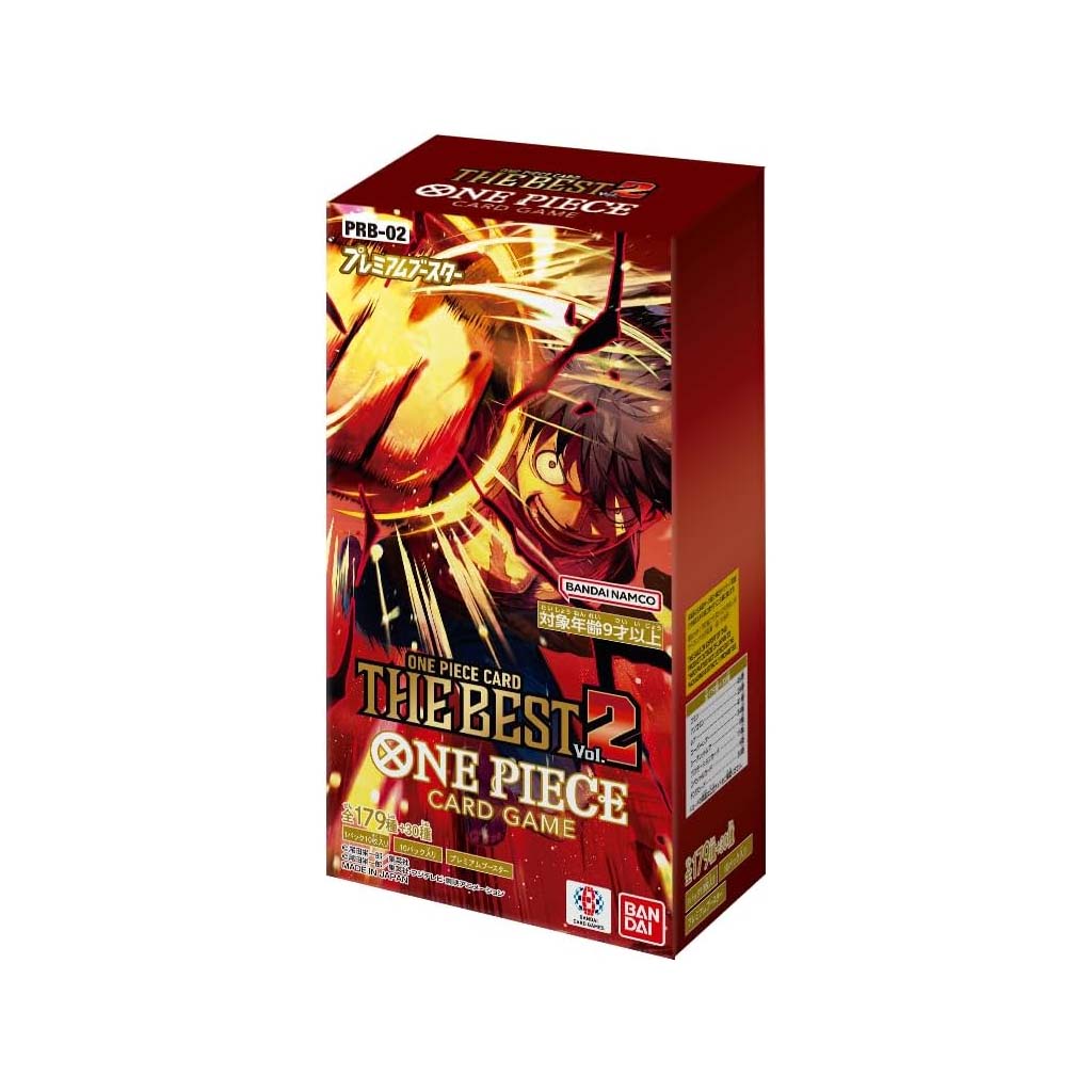 Bandai One Piece TCG The Best 2 PRB-02 Premium Booster Box 10 Packs (Jap)