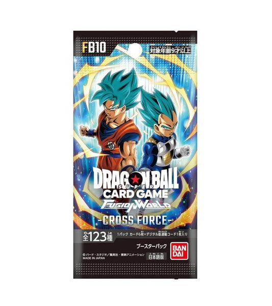 Bandai Dragon Ball TCG Fusion World - Cross Force - (FB10) Booster Pack (Jap)