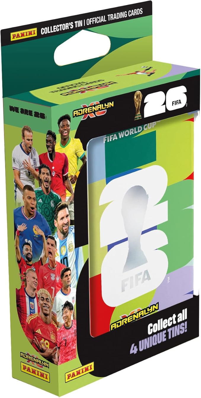 Panini FIFA World Cup 2026 XL Adrenalyn Trading Card TCG Pocket Tin (Assorted)