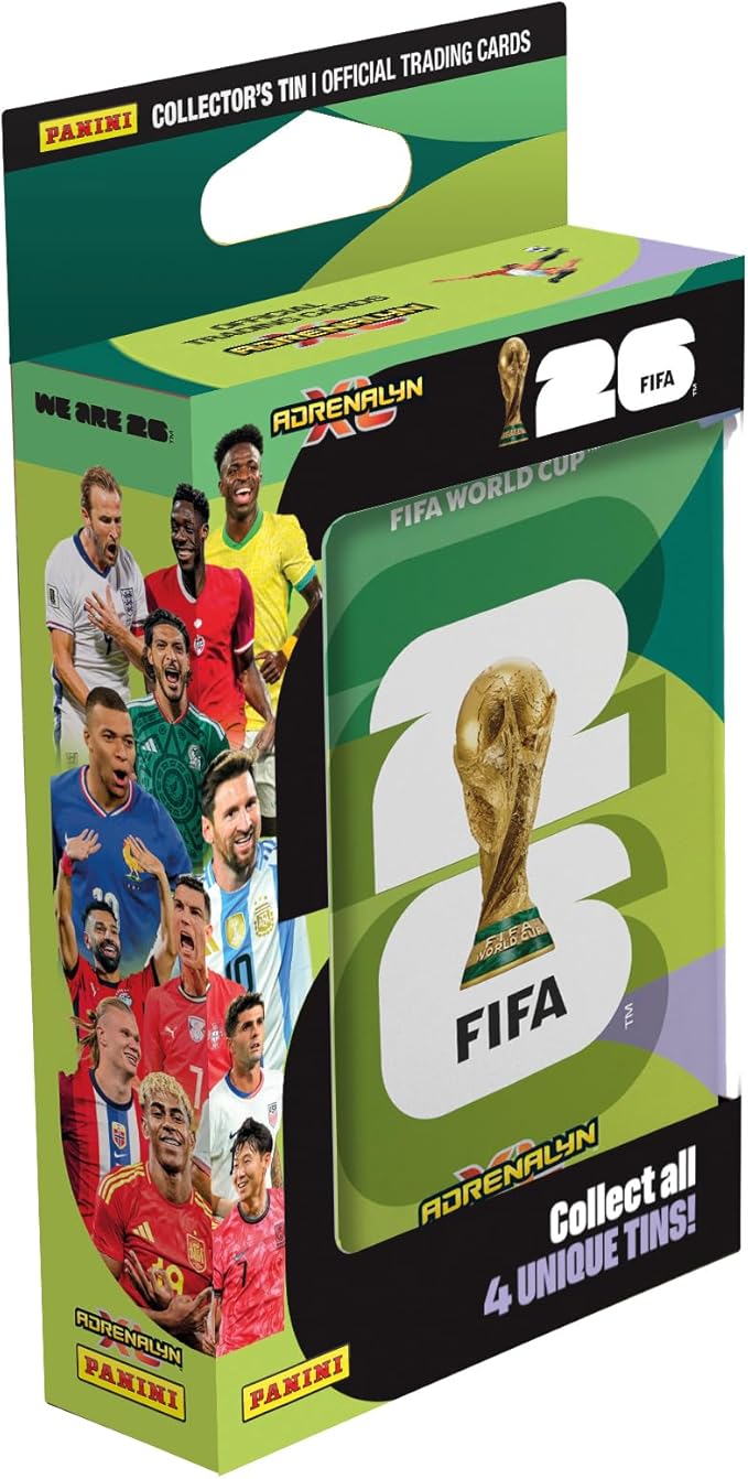 Panini FIFA World Cup 2026 XL Adrenalyn Trading Card TCG Pocket Tin (Assorted)