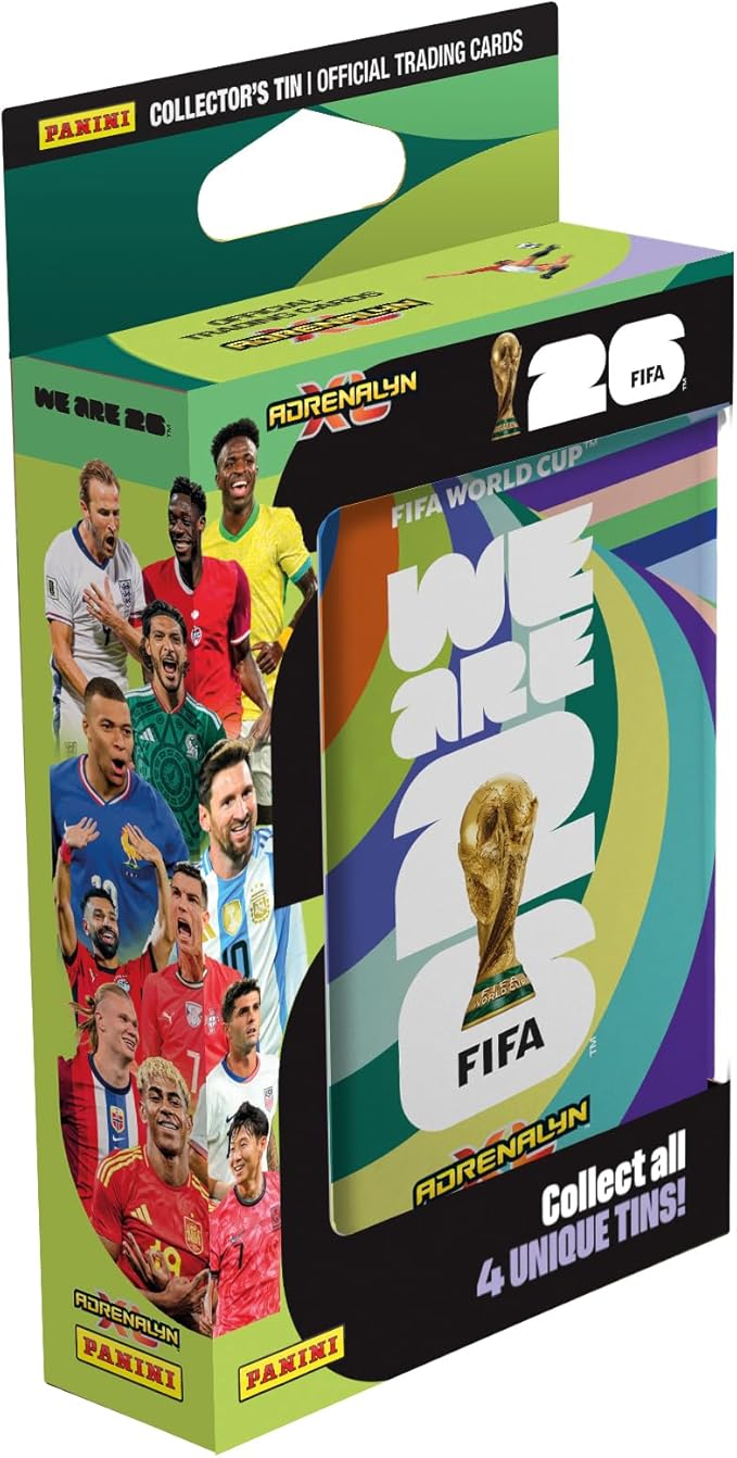 Panini FIFA World Cup 2026 XL Adrenalyn Trading Card TCG Pocket Tin (Assorted)