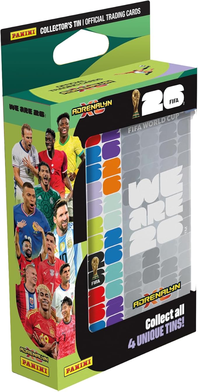 Panini FIFA World Cup 2026 XL Adrenalyn Trading Card TCG Pocket Tin (Assorted)