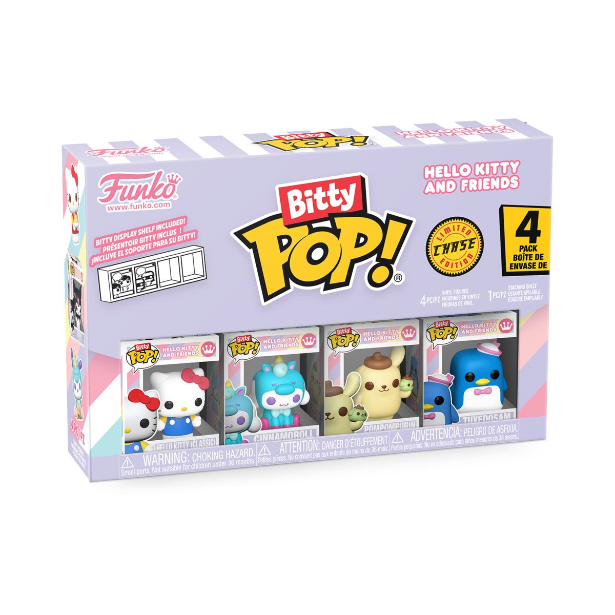 Funko Sanrio Hello Kitty Bitty Pop! Mini-Figure 4-Pack