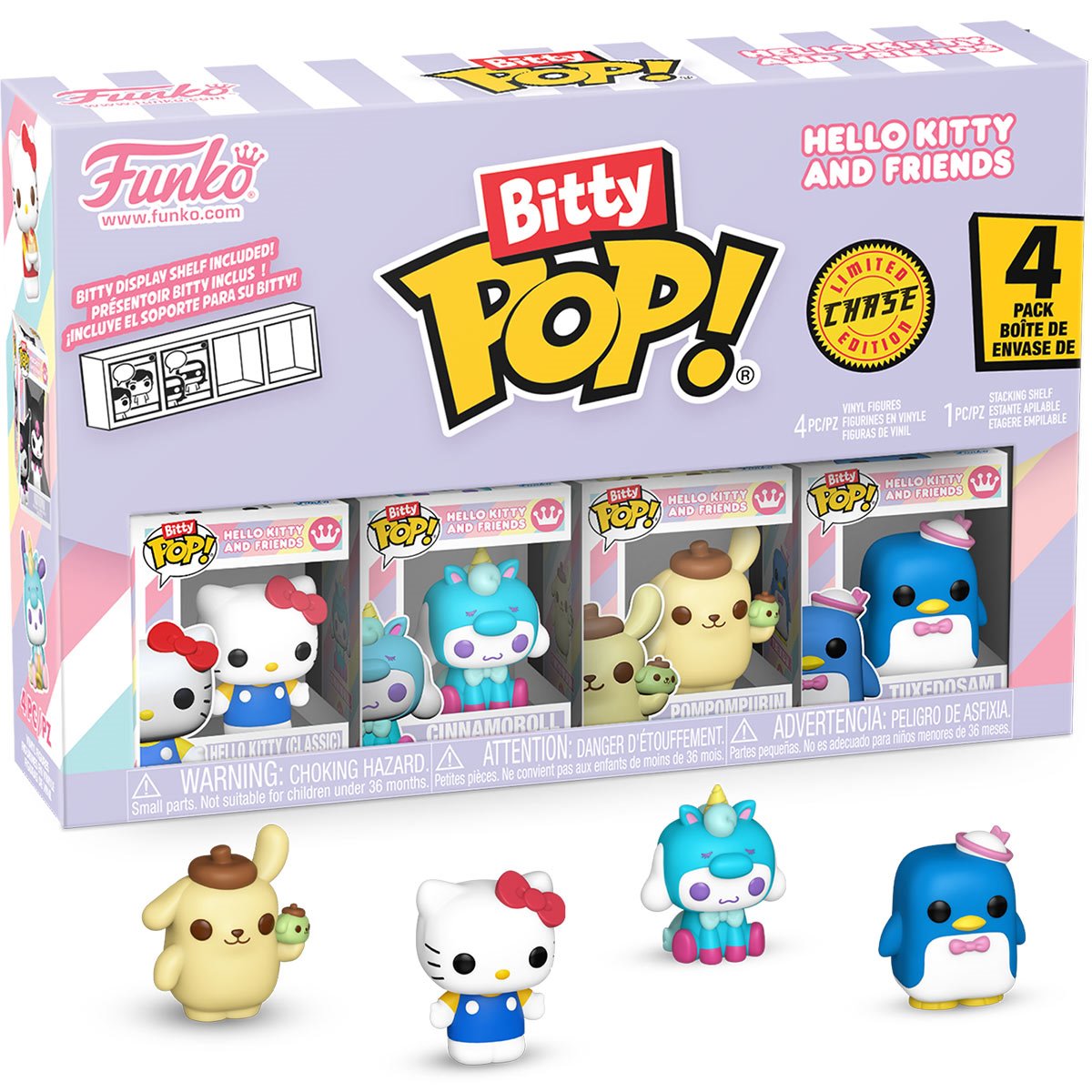 Funko Sanrio Hello Kitty Bitty Pop! Mini-Figure 4-Pack