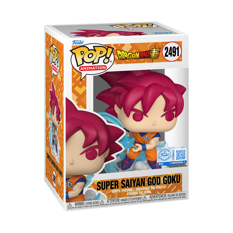 (Pre-Order) Funko POP Dragon Ball Super 2491 Super Saiyan God Goku Exclusive