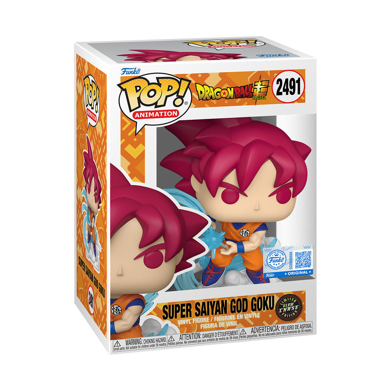 (Pre-Order) Funko POP Dragon Ball Super 2491 Super Saiyan God Goku Chase Exclusive