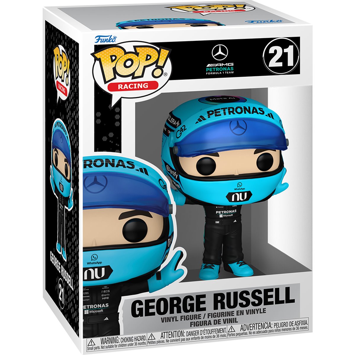 (Pre-Order) Funko POP Formula One Mercedes-AMG Petronas 21 George Russell