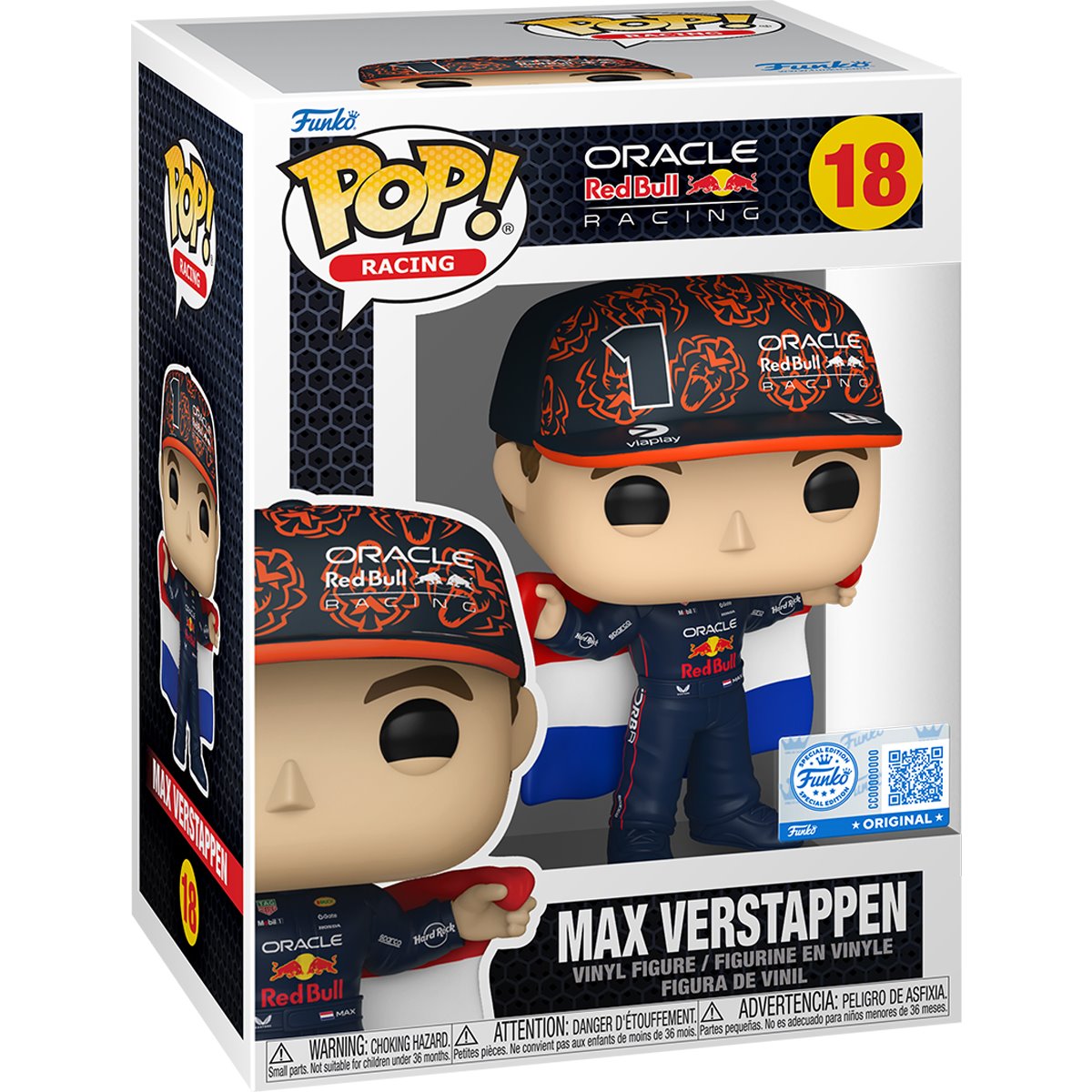 (Pre-Order) Funko POP Formula One Red Bull Racing 18 Max Verstappen Exclusive