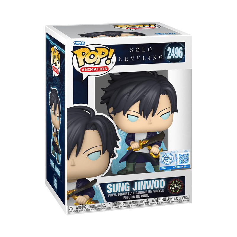 (Pre-Order) Funko POP Solo Leveling 2496 Sung Jinwoo Chase Exclusive