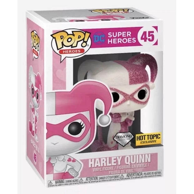 Funko POP DC 45 Harley Quinn (Diamond Collection) Hot Topic Exclusive