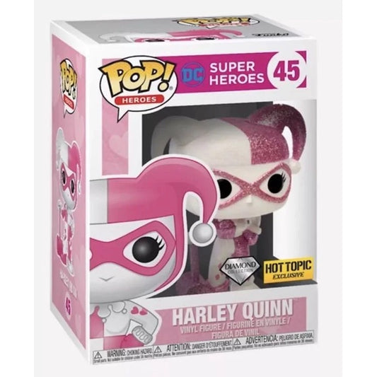 Funko POP DC 45 Harley Quinn (Diamond Collection) Hot Topic Exclusive