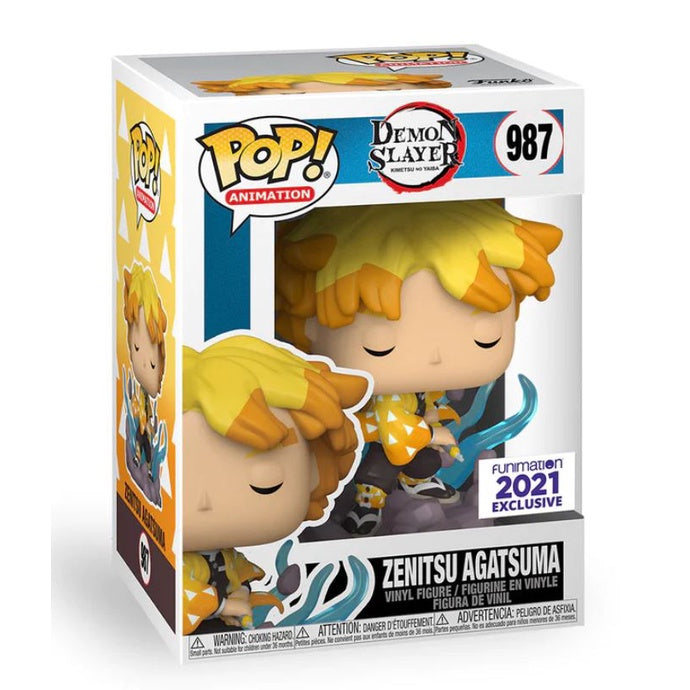 Funko POP Demon Slayer 987 Zenitsu Agatsuma Funimation Exclusive