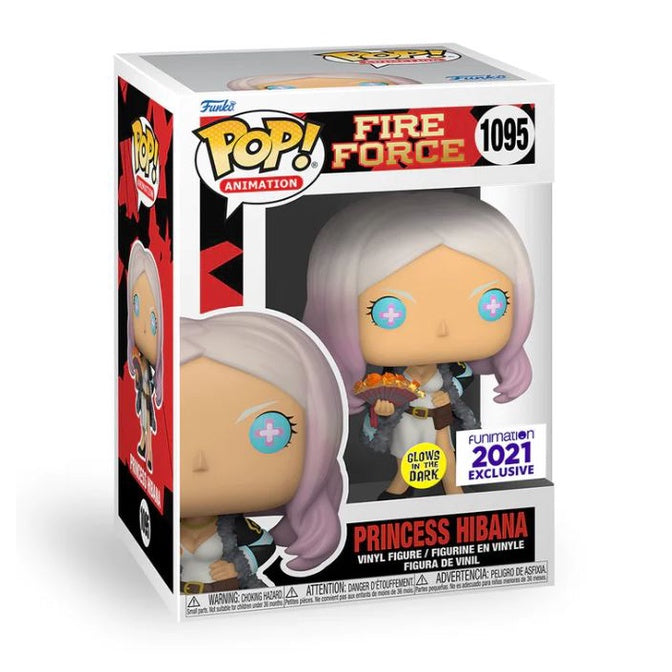 Funko POP Fire Force 1095 Princess Hibana (GITD) Funimation Exclusive