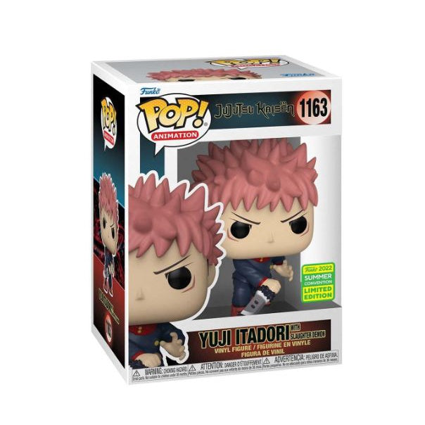 Funko POP Jujutsu Kaisen 1163 Yuji Itadori with Slaughter Demon 2022 SDCC