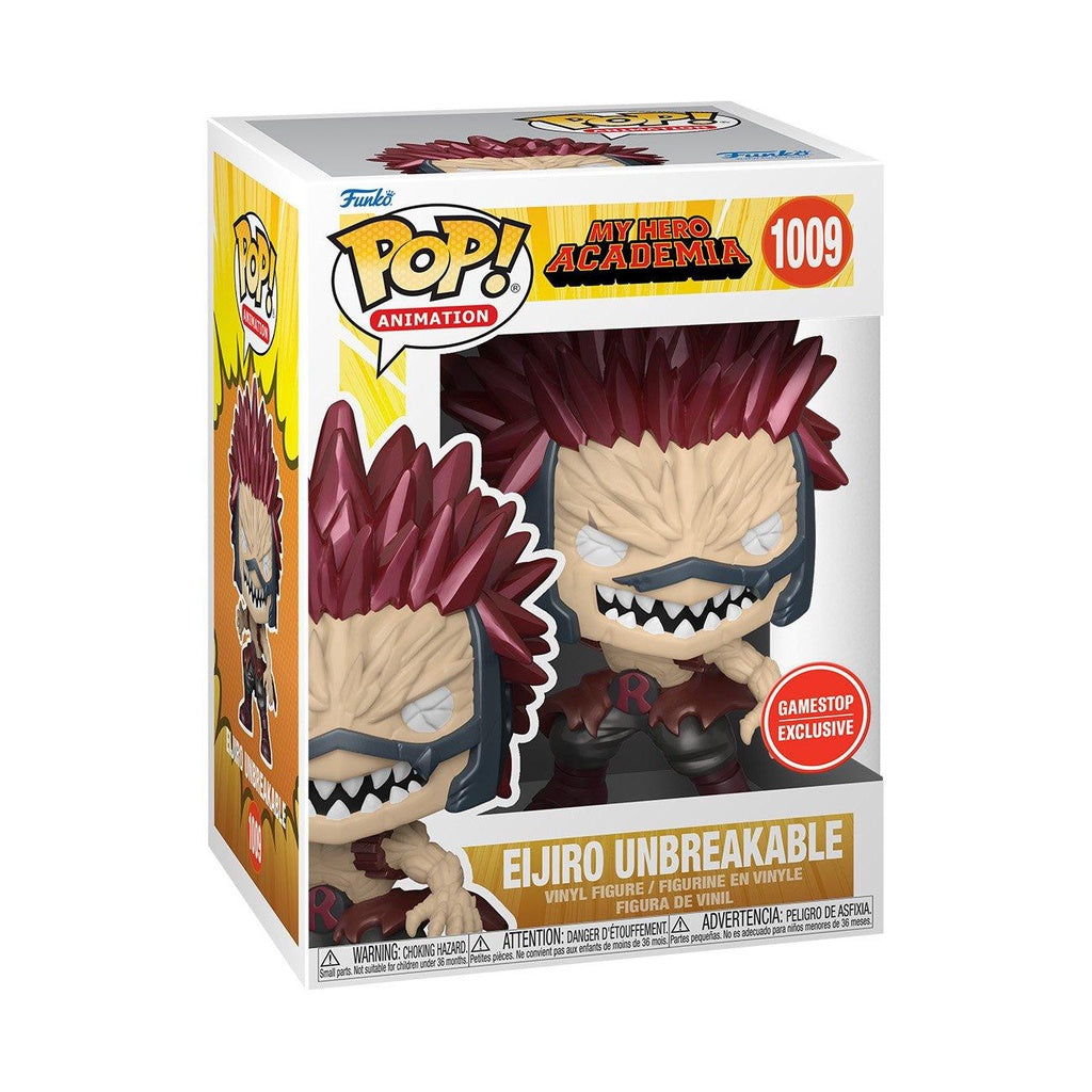 Funko POP My Hero Academia 1009 Eijiro Unbreakable (Metallic) Gamestop Exclusive