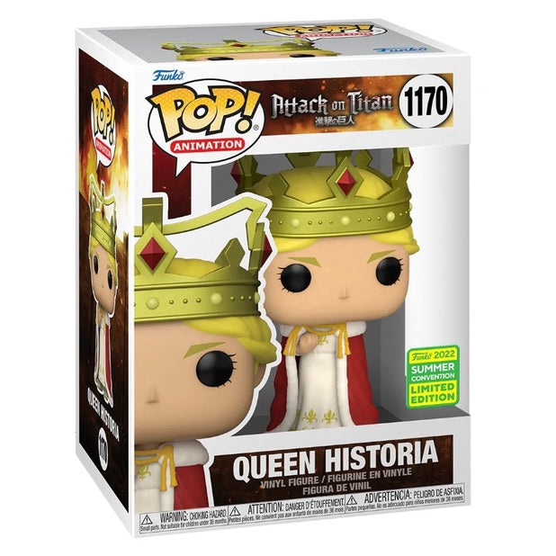 Funko POP Attack on Titan 1170 Queen Historia 2022 SDCC