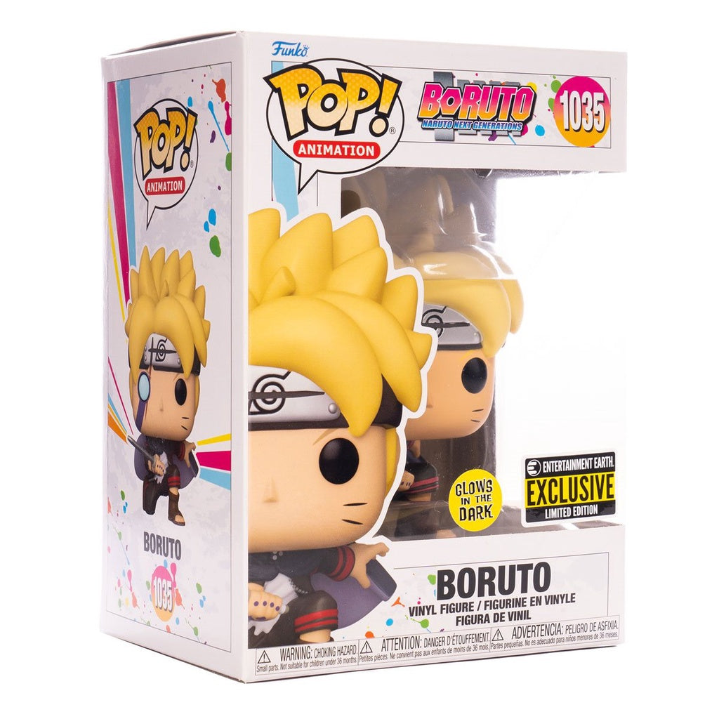 Funko POP Boruto 1035 Boruto (GITD) Entertainment Earth Exclusive