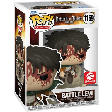 Funko POP Attack on Titan 1169 Battle Levi AE Exclusive