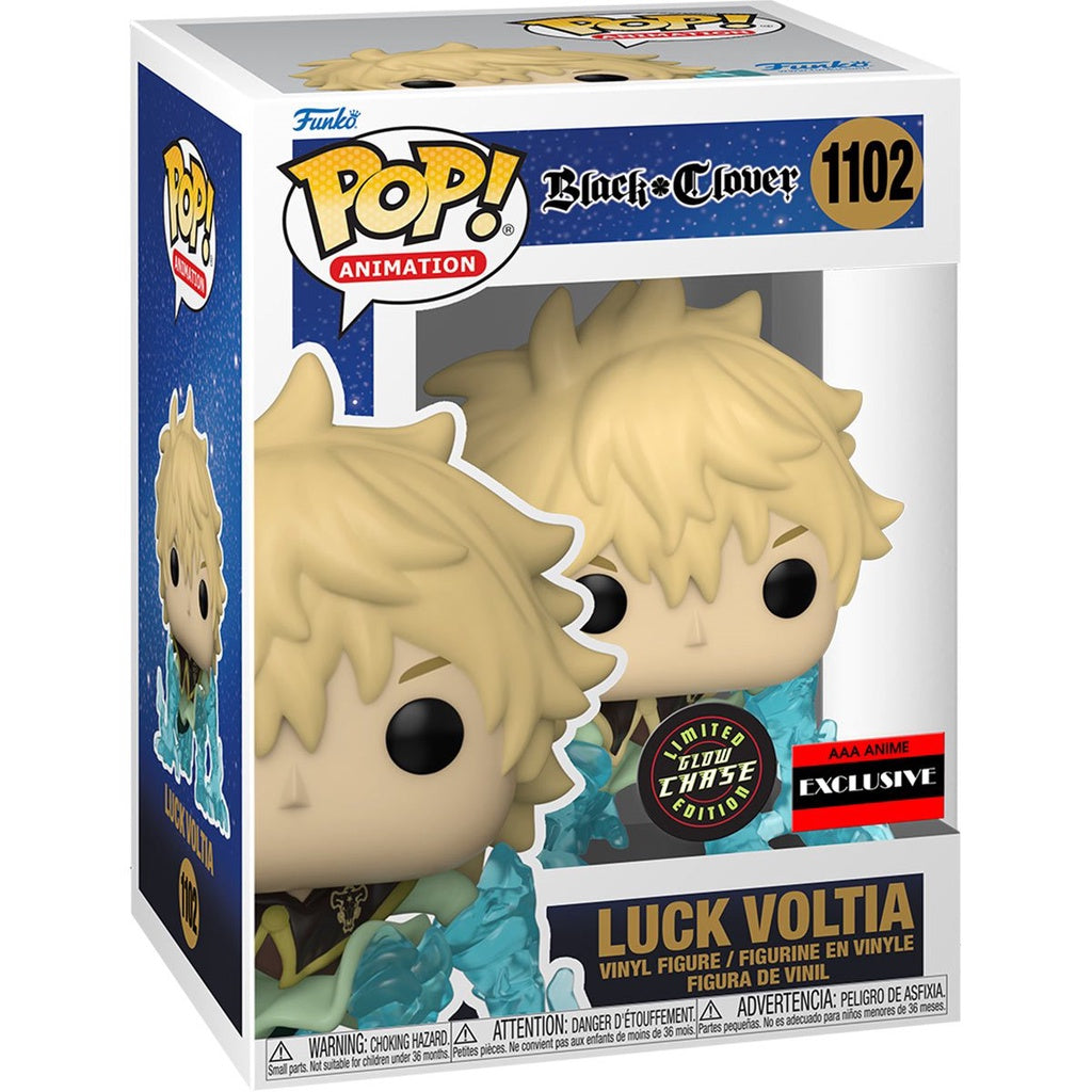 Funko POP Black Clover 1102 Luck Voltia AAA Anime Exclusive Chase