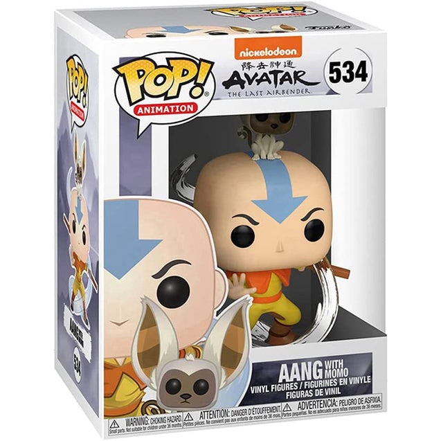 Funko POP Avatar The Last Airbender 534 Aang With Momo