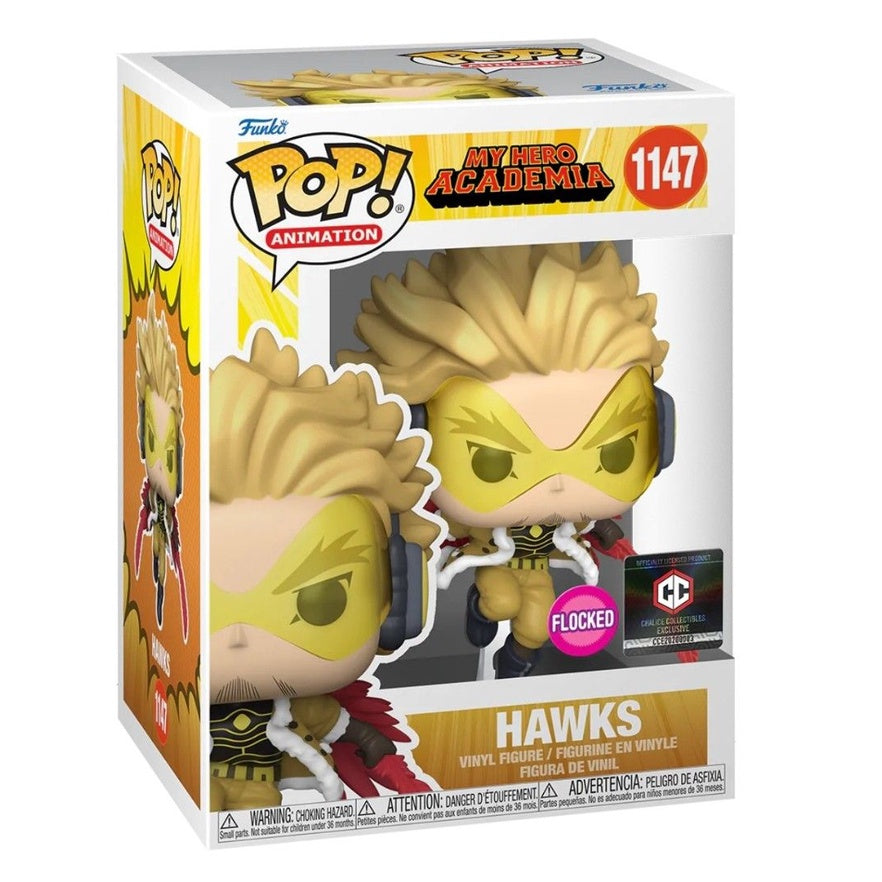 Funko POP My Hero Academia 1147 Hawks (Flocked) Chalice Exclusive