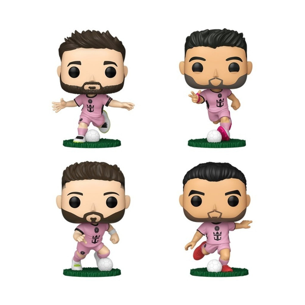 Funko POP Football MLS Inter Miami 4 Pack Funko Shop Exclusive