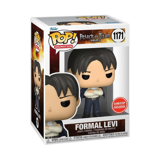 Funko POP Attack on Titan 1171 Formal Levi Gamestop Exclusive