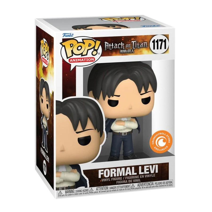 Funko POP Attack on Titan 1171 Formal Levi Crunchyroll Exclusive