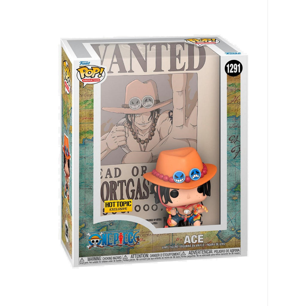 Funko POP One Piece 1291 Ace (Wanted Poster) Hot Topic Exclusive