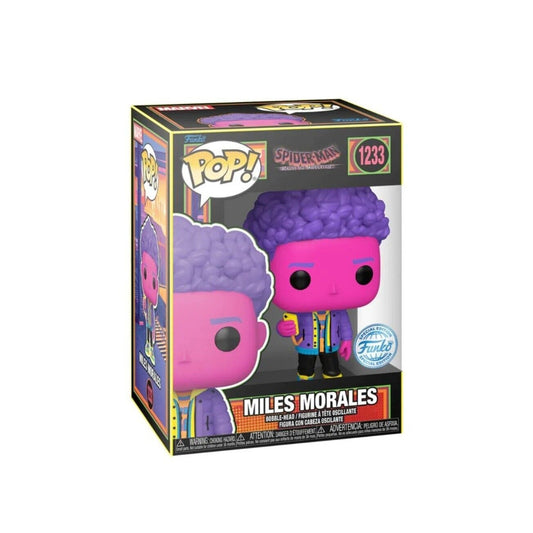 Funko POP Marvel Spider-Man: Across The Spider-Verse 1233 Miles Morales Blacklight (SE)