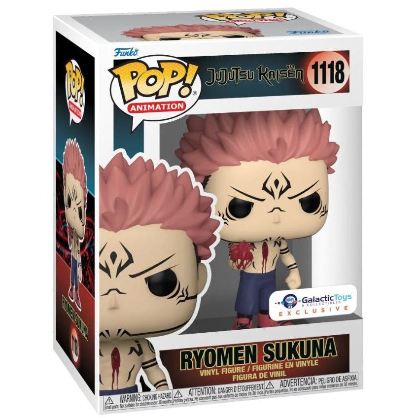 Funko POP Jujutsu Kaisen 1118 Ryomen Sukuna Galactic Toys Exclusive